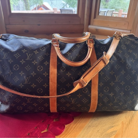 Louis Vuitton Handbags - Louis Vuitton Monogram Brown and Tan Duffel Bag